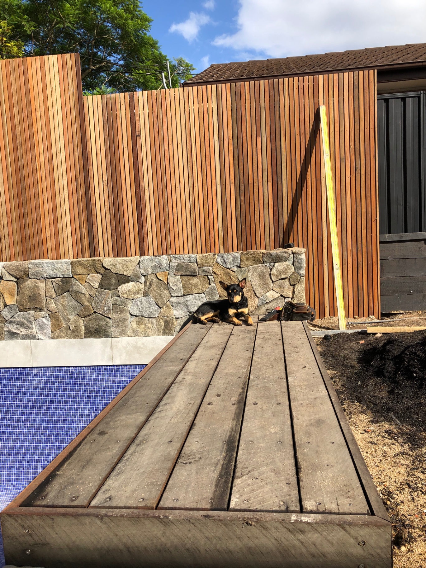 Outdoor entertainment deck & screen, Riverview, Sydney